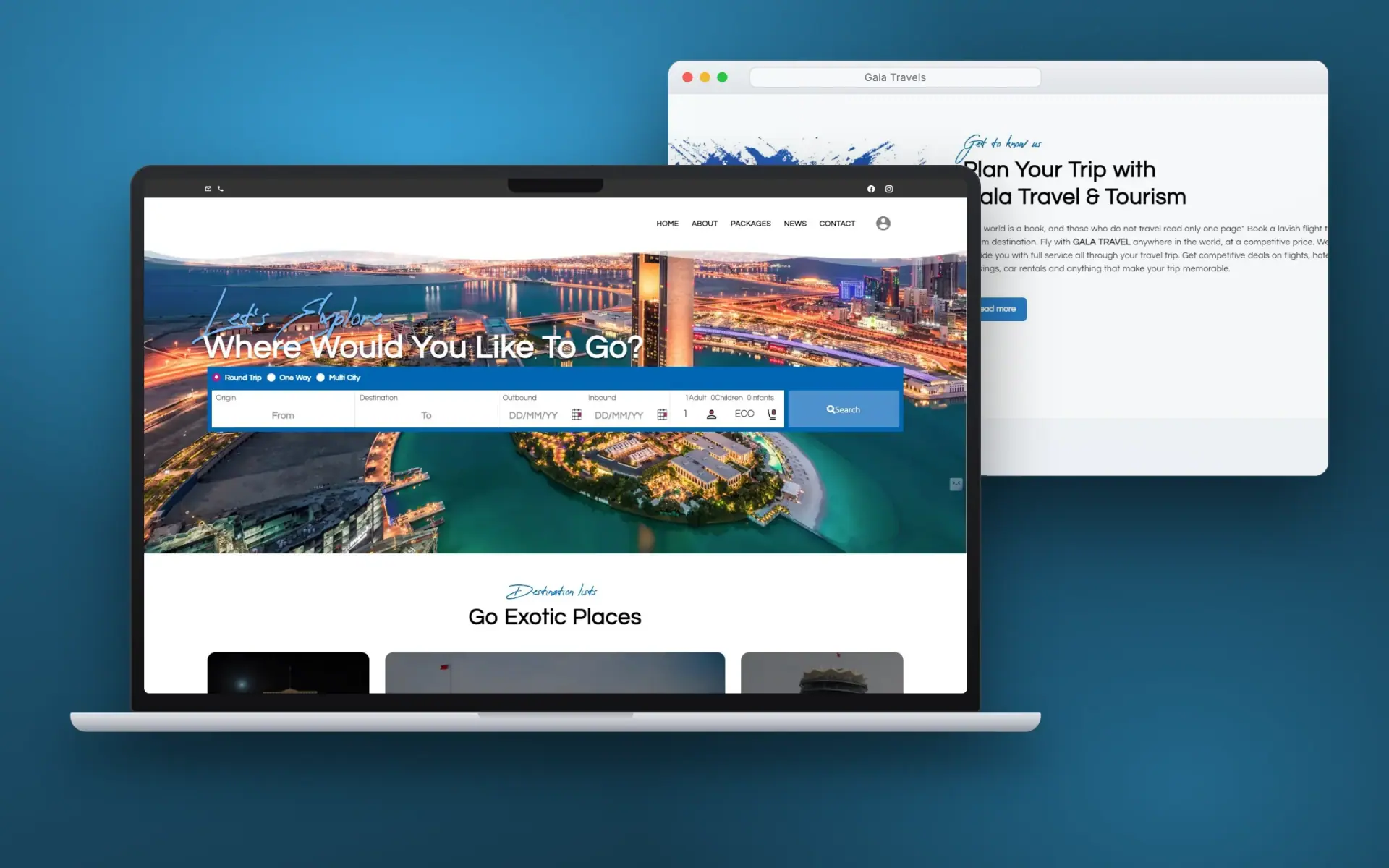 Gala Travels — Flight, Hotel, Vacation & Cruise Booking