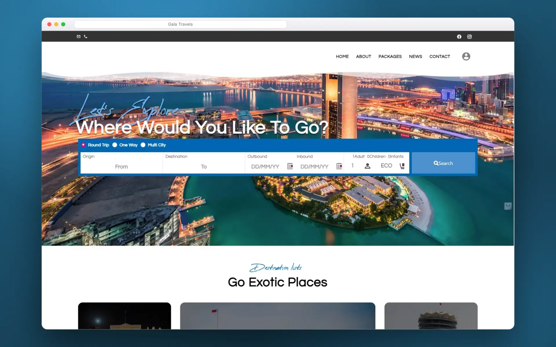 Gala Travels — screenshot 2 of 3