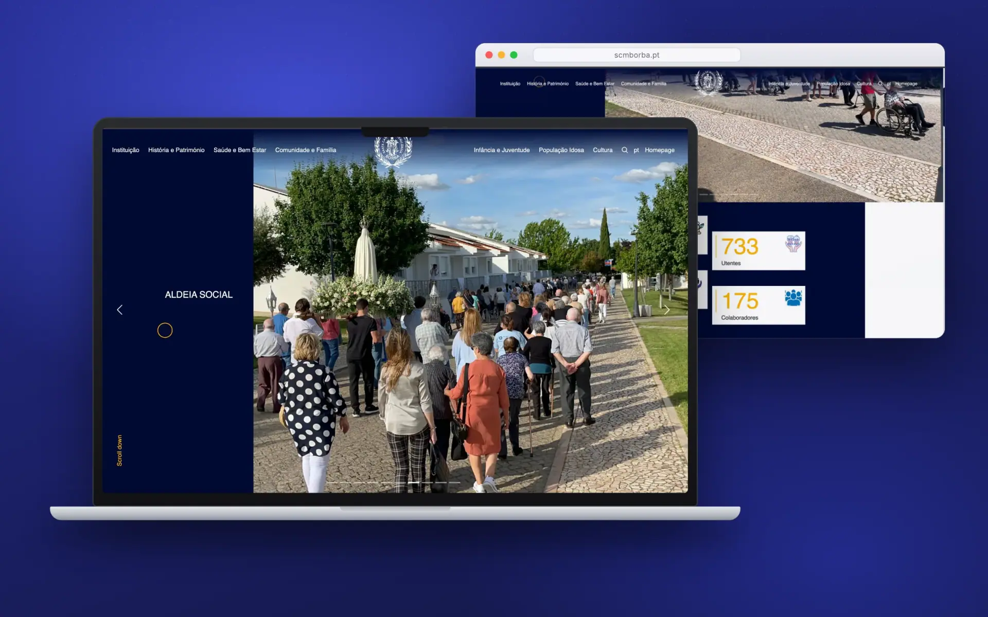 Scmborba — Social Services Website