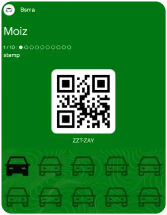The same loyalty pass in Google Wallet